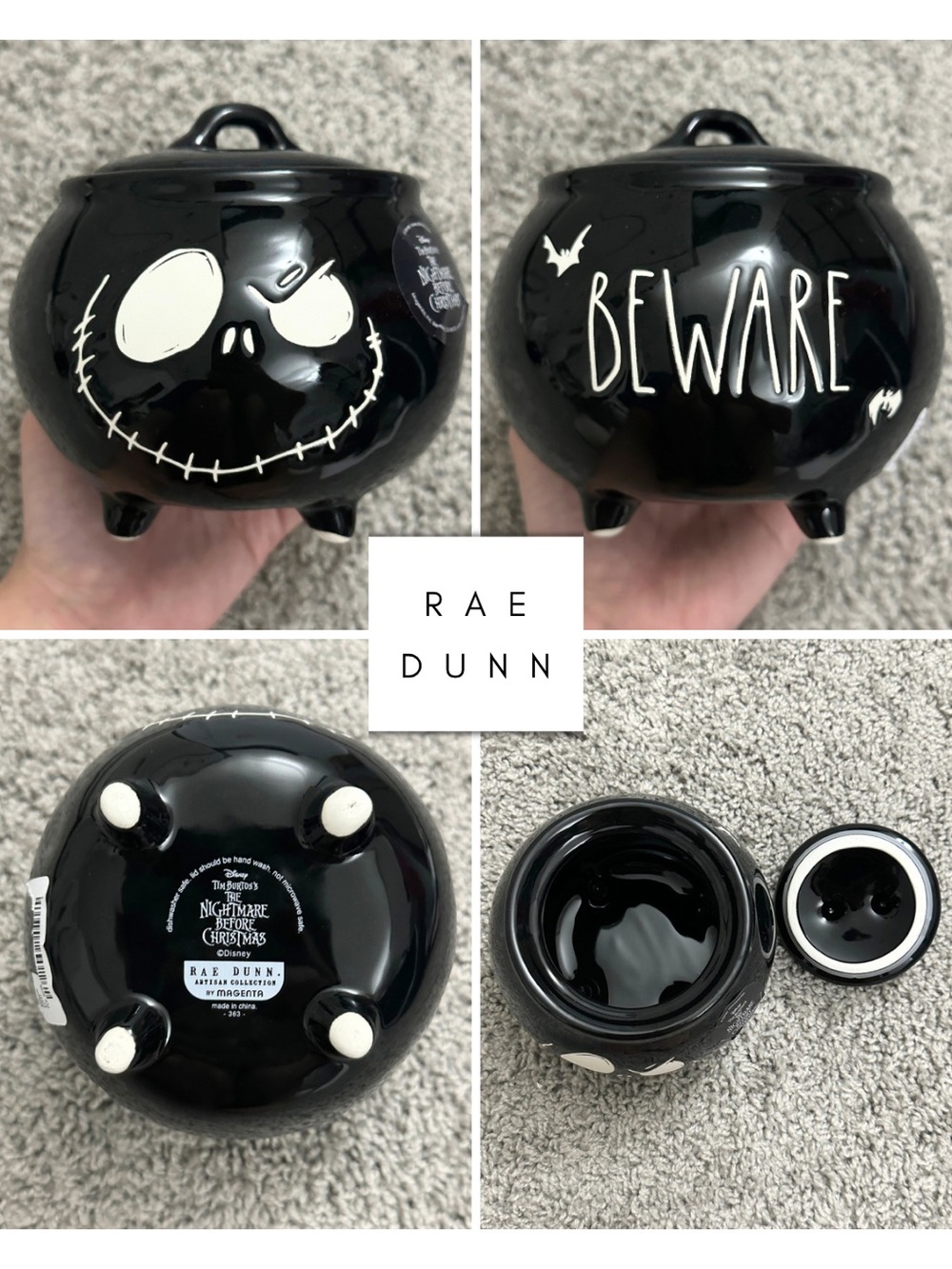 Rae Dunn Nightmare Before Christmas Jar Canister